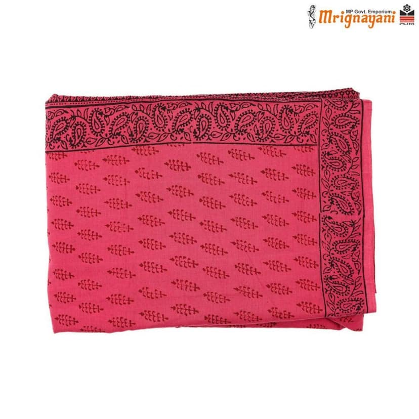 HANDLOOM COTTON SAREE WITH BLOUSE (SKU - 3I0103170522, SAREE-1127) view 5