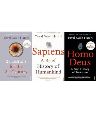 Bestselling Books Combo Sapiens, 21 Lessons for the 21st Century, Homo Deus By Yuval Noah Harari