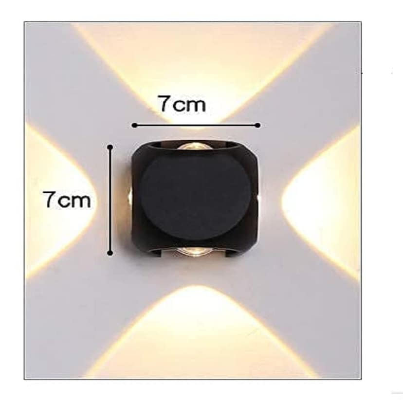 LED 4 Way LED Outdoor Waterproof Exterior Wall Light Fixture Lamp view 3