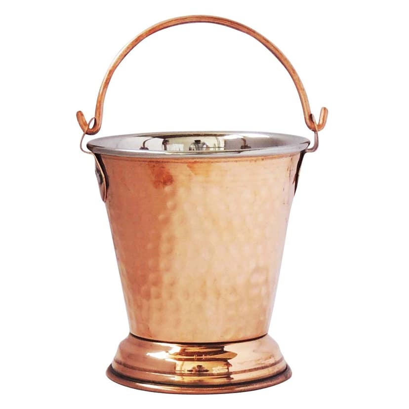 Copper Steel Small Bucket Shape Bowl 400 Ml (BCMAS138 B) view 2