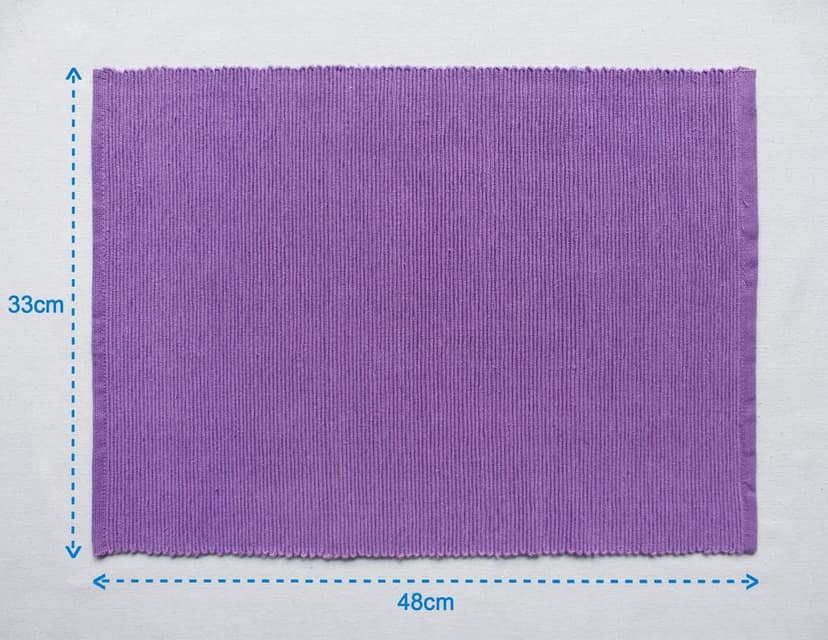 Airwill ? Cotton Dining Table Placemats (Lavender, Pack of 4) view 2