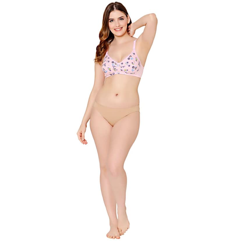Bodycare cotton wirefree adjustable straps comfortable non padded Bra-1584CO view 3