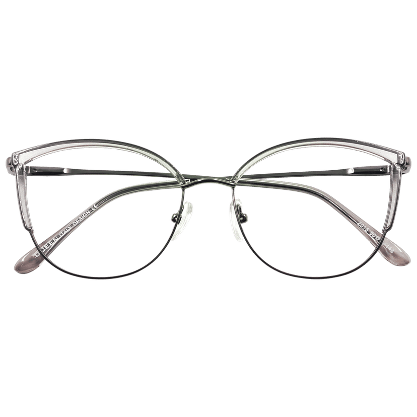 Butterfly Blue Spectrum Metal Floral Eyeglasses view 2