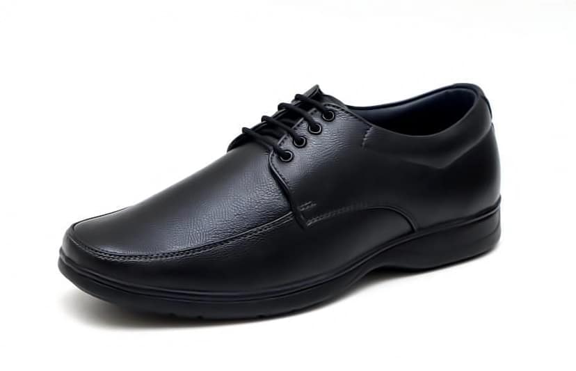 WUGO::Latest Trendy Men Formal Shoes|Black Derby Shoes|Office Shoes For Men's & Boys (Free Home Delivery) view 2