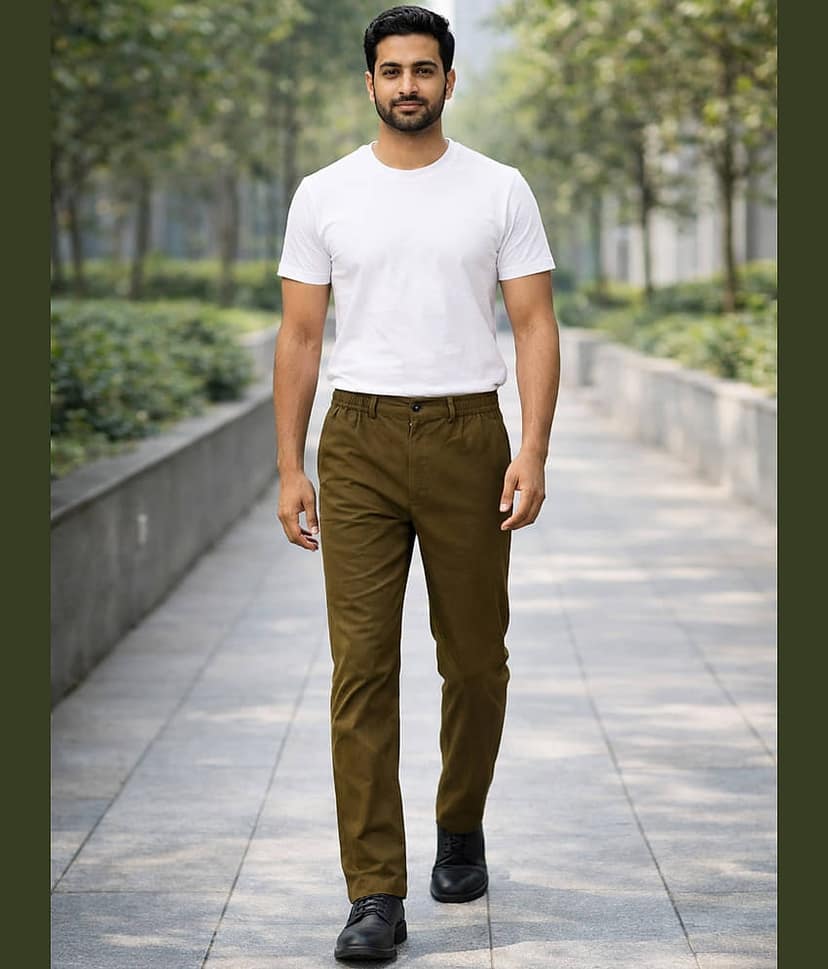 QuaClo Cotton Men Pyjama ( Grey ) view 2