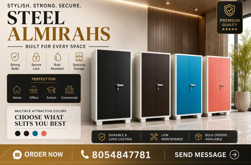 Steel Almirah view 3