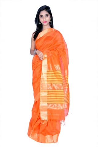 Tribes India Handwoven Maheshwari Saree 1TTXSARMP04263-4
