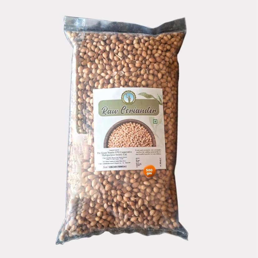 Raw Coriander - 500 gm