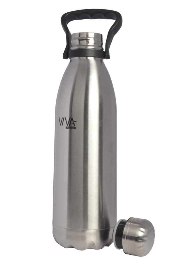 Viva smart's Smart Thermal Steel Water Bottle 1.5L Silver (for School, Office, Gym etc) view 2