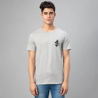 FTX Men Printed Round Neck Half Sleeve Tshirt
