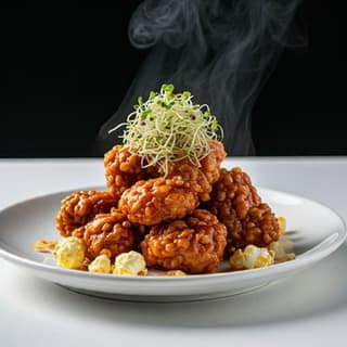 Chicken On Fire 4 Pcs & 8 Crispy Popcorns