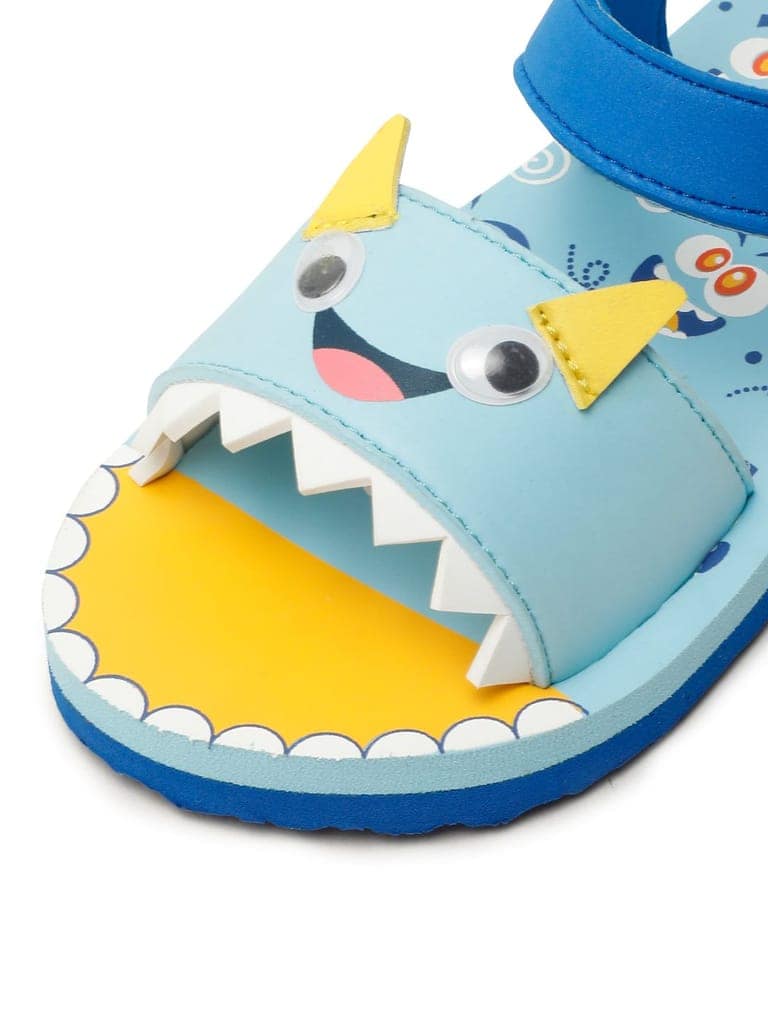 Premium Monster Artistic Sandals - SkyBlue (Unisex) view 2