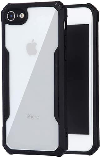 PLUGTECH Slim Shockproof Case | Matte Black Soft | Drop Protection | Precise Cutouts | Premium Mobile Cover for Apple iPhone 6