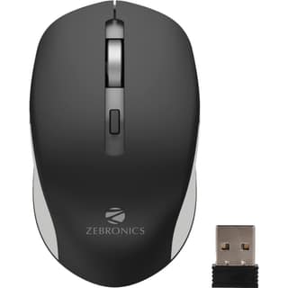 Zebronics Zeb - Jaguar Wireless Mouse (Black and Grey)