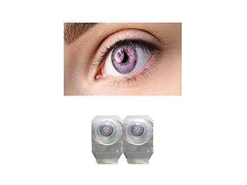 VIOLET MD SPARKLE MONTHLY COLOR CONTACT LENS WITH CASE,LENS HOLDER AND 60ML SOLUTION (PACK OF 1 PAIR) view 2