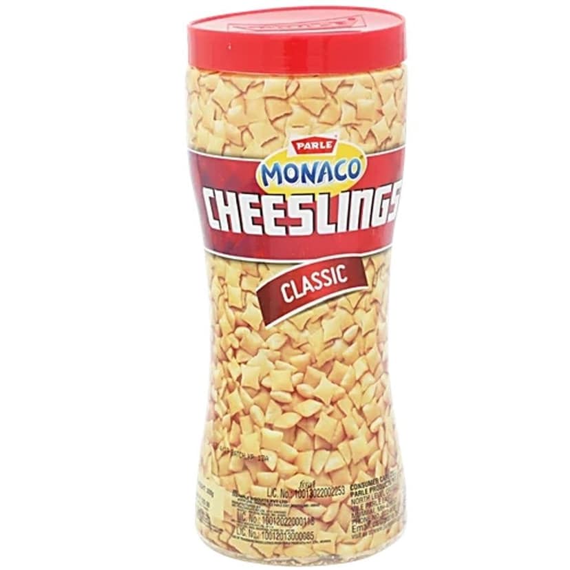 Parle Monaco Cheeslings - Classic, 300 g Jar - 300 gm - One unit view 2