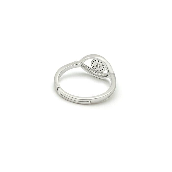 Silver Crest Eye Ring view 4
