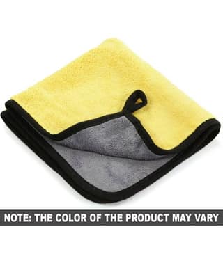 PROGIENCE Yellow 600 GSM Drying Towel For Automobile ( Pack of 2 )