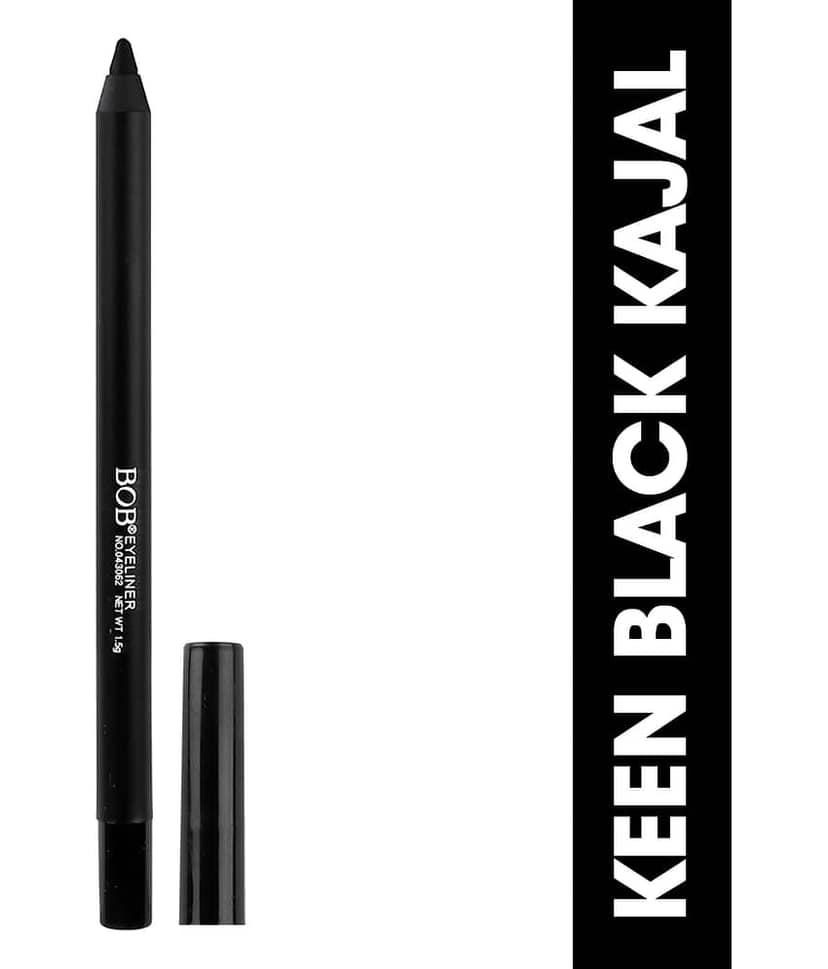 Fashion Colour - Black Matte Eye Liner Pencil ( Pack of 1 ) view 2