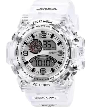 Viser White Dial Digital Boys Watch ( Pack of 1 )