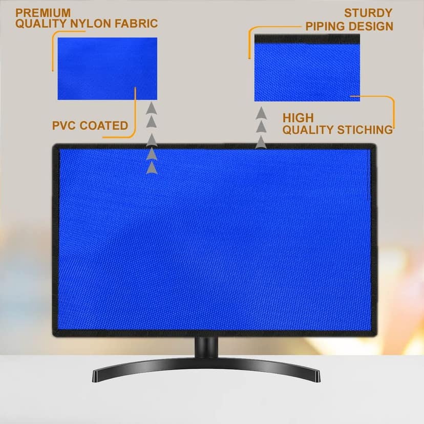 PalaP Super Premium Dust Proof Monitor Cover for ACER 31.5 inches Monitor (Bright Blue) view 4