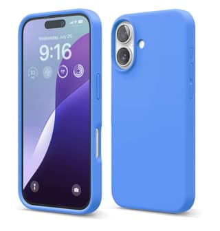 LIRAMARK Liquid Silicone Soft Back Cover Case for Apple iPhone 16 Plus