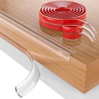 Zeccorp 10-Meter Silicone Edge Protector Strip | Baby Corner Guards for Sharp Edges | Table, Bed & Furniture Safety Protectors | Baby Proofing Corner Guards & Edge Safety for Sharp Edges Zeccorp 10-Meter Silicone Edge Protector Strip | Baby Corner Guards