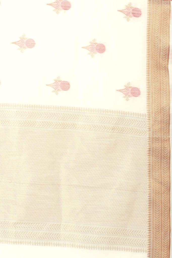 Women Linen Weaving Work Saree view 5