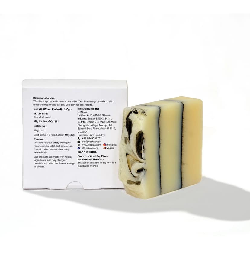 Fynakaa Lemongrass Soap | Handmade Cold Processed Soap | Natural, Organic & Paraben-Free | For Men & Women, All Skin Types (100gms Pack Of 1) view 7