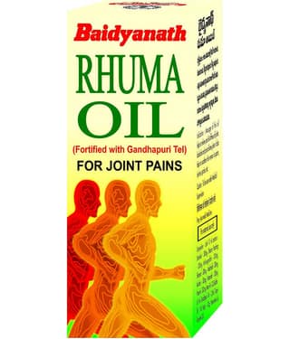 Baidyanath Rhuma Oil for Joint Pain Oil 50 ml Pack Of 2