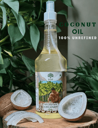 Cooking Spray | Coconut Oil Spray - 750 ml, | Organic Coconut Oil | Unrefined Oil | Natural and Pure Oil | No Chemicals, No Additives | ZAAD ORGANICS