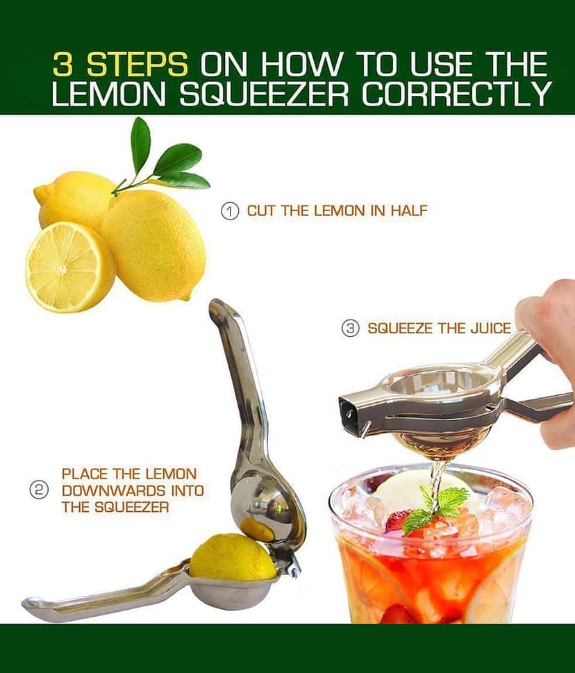 OC9 Silver Stainless Steel Lemon Squeezer + 8 in 1 Grater / Slicer ( Set of 2 ) view 2