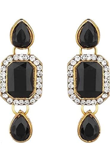 Nakoda Art Jewellery Pearl Kundan Choker Necklace Set with Earrings view 2