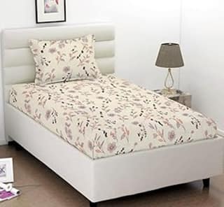 Quirky Home Classic Collection Single Bedsheet with Pillow Cover