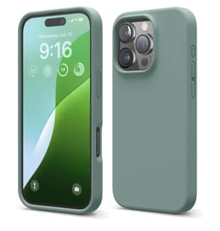 LIRAMARK Liquid Silicone Soft Back Cover Case for Apple iPhone 16 Pro Max (6.9 inch)