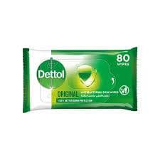 DETTOL WIPES 80N