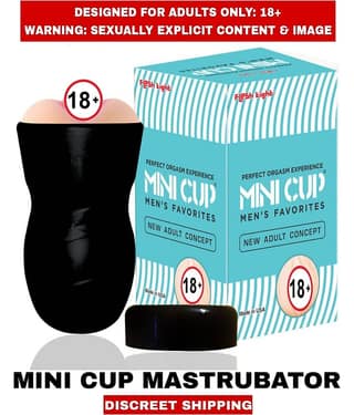 MEN'S FAVORITES PERFECT ORGASM EXPERIENCE MINI CUP FLESH LIGHT MASTURBATOR For Men