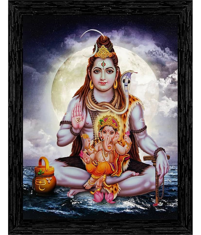 Indianara - Religious Painting With Frame