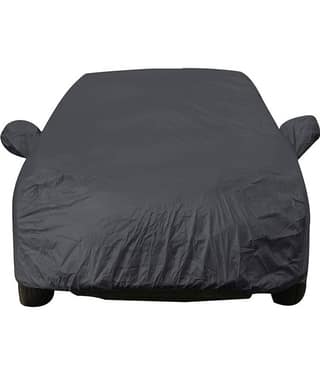 AutoRetail - Dust Proof Car Body Polyster Cover for Tata Harrier With Mirror Pocket ( Pack of 1 ) , Grey