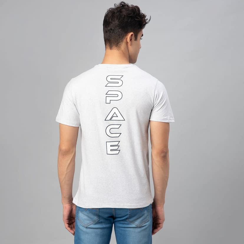 FTX Men Printed Round Neck Half Sleeve Tshirt view 2