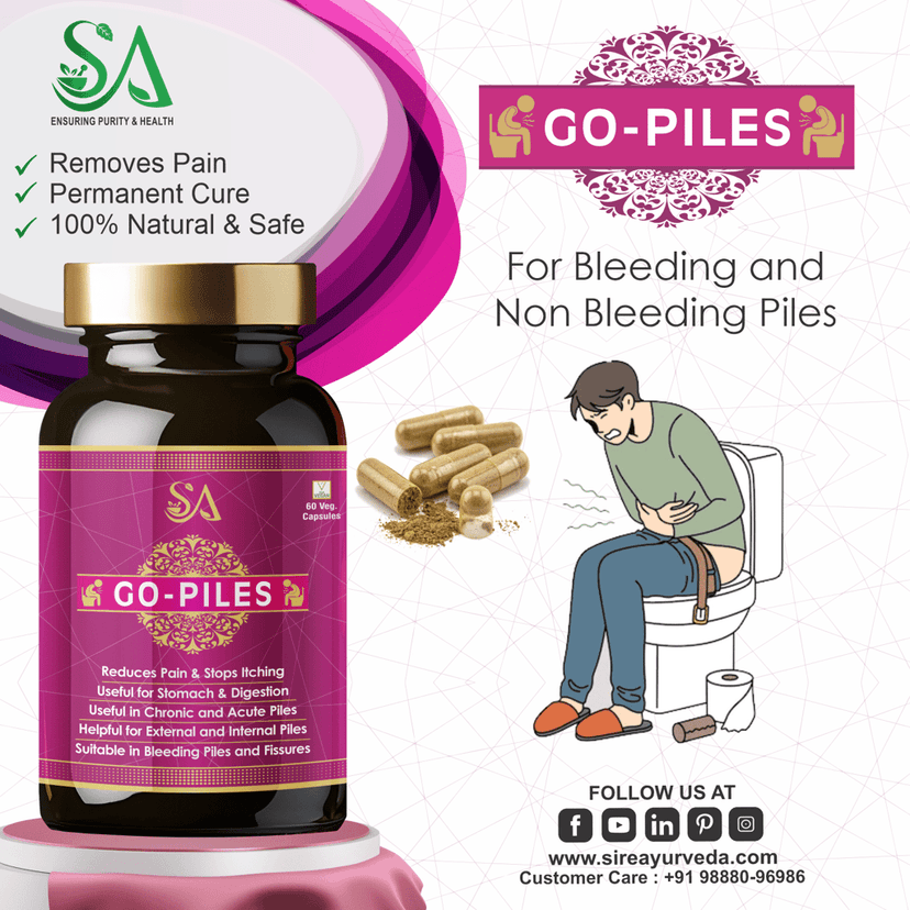 GO-PILES(Useful in chronic and acute piles, Suitable in bleeding piles and fissures) view 2