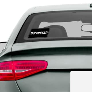 Boosted Car Sticker