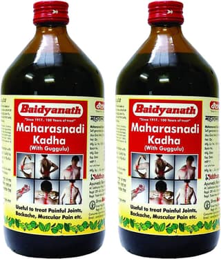 Baidyanath Maharasnadi Kadha Liquid(Immunity Boosters) 450 Ml Pack of 2