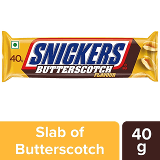 Snickers Butterscotch Chocolate Bar, 40 G