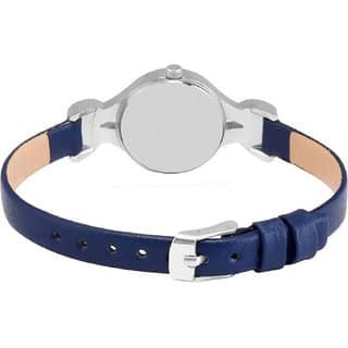 HRV women black leather watch view 2