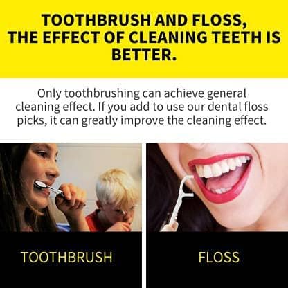 Elecsera Disposable Oral Gum Teeth Clean Floss Thread Dental (Pack of 40) view 2