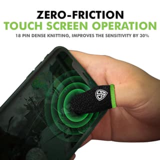 SpinBot Carbon Fiber Finger & Thumb Sleeves for PUBG, BGMI,Free Fire,etc. SpinBot Carbon Fiber Finger & Thumb Sleeves for PUBG, BGMI,Free Fire,etc. - Pack of 3