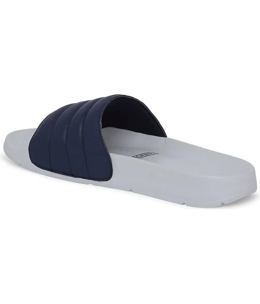 CHUPPS - Navy Blue Men's Slide Flip Flop view 2