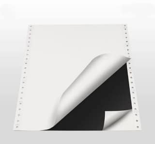 Dot Matrix Computer Printer Paper 10" x 12", 2-Part With Carbon - 500 Continuous Sets