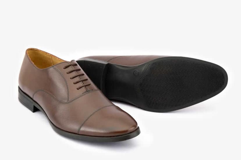 HILL BIRD Larc Brown Lace-up Oxford Leather Shoes for Men view 4